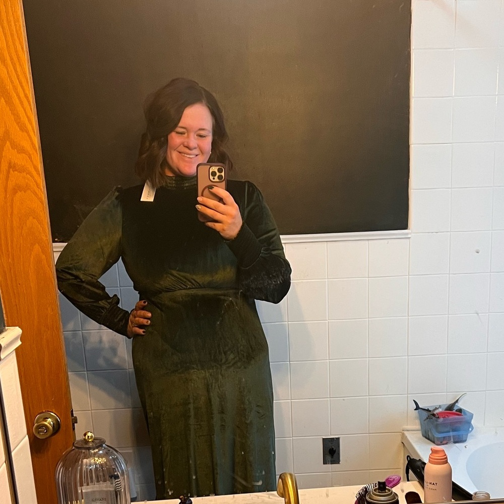 Baltic Born Green Long Sleeve Dress